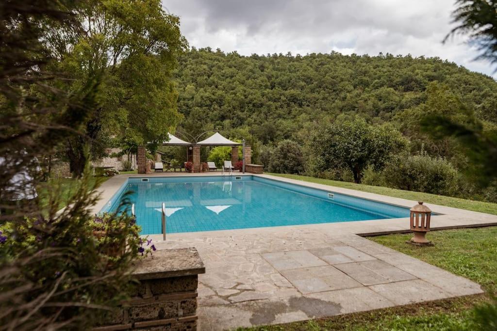 La Torre - Tuscia-Con Piscina - Viterbo-Bagnoregio Villa Celleno Bagian luar foto